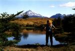 Cherie admires the view in Chile.