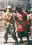 Josh dancing with the Swazis. *Photo by Tim.