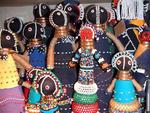 Zulu beaded dolls.