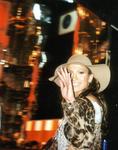 Jennifer Lopez waves hello.