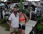 Joe and Patty at Bomba's Shack.