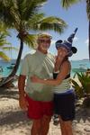 John and Cherie with our crazy hats.