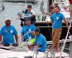 Our crew aboard BVI Yacht Charters 1, a Beneteau 45f5.