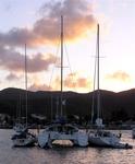 Sunrise in Marigot.