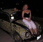That car is covered in bottlecaps!