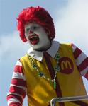 I'm not sure how Irish Ronald McDonald is. But at least he has red hair!