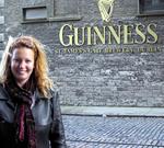 Cherie at the Guinness Brewery.