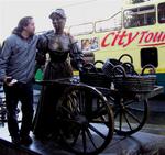 Brian checks out Molly Malone.