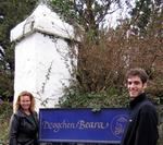 Cherie and Drew at Dzogchen Beara, a retreat with a view.