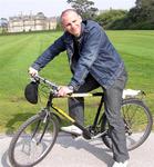 Enrico on a bike ride.