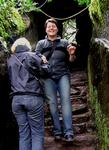 After you kiss the Blarney Stone, you have to climb up this staircase backwards.  Only then, will your wish come true.