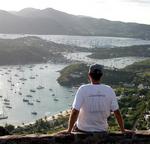 Greg enjoys a moment alone with the view. *Photo by Jean.