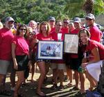 The Carnival crew, led by Phil and Arjan, won the Bareboat Championship.