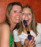 Friends pass the hookah promptly. (Carter and Kristi)