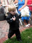 Connor, the ring-bearer. *Photo by Nicole.