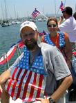 Look at those patriotic vests.