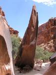 The canyon is filled with gorgeous rock formations.