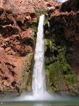 The 200-ft Mooney Falls.