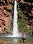 Cherie at the falls.