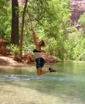 River swings are great, as long as you can hold on!