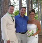 Allison and Sam with Dustin, the photographer.