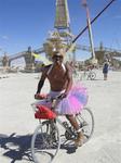 At Burning Man, real men wear tutus.