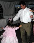 Here Daddy...let me show you how to dance.