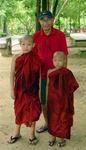 Eddy with two Buddhist children.