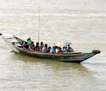 The ferry across the river.