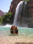 Cherie, Jean and Lisa say goodbye to Havasupai.