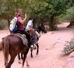 Lisa waves goodbye to Havasupai.