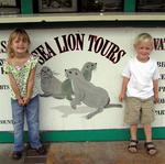 Ellie and Tanner ready to go look for sea lions!