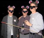 Three blind mice.