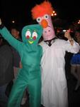 A classic shot of Gumby and Beaker.