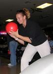 When your ball is pink, you have to be an extra-serious bowler.