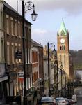 Driving into Derry.