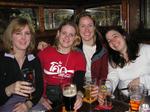 The ladies having a pint of the brown stuff.