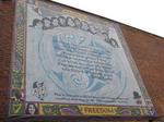 A mural dedicated to Irish hunger strikers who died in 1981, starving themselves to death in the name of freedom.