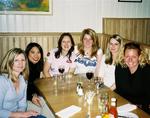 The ladies pause for a glass of wine.  Contrary to popular belief, the Irish do consume beverages other than whiskey and beer.