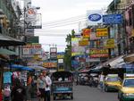 Busy Thai street.