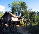 Our communal hut from the outside. *Photo by Edna.