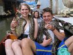 Covered in snakes!