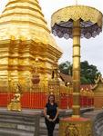 Cherie at Doi Suthep.