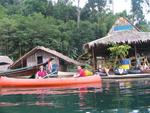 Life at the raft-houses.