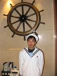 At the Captain's Hostel, the staff dress like sailors.