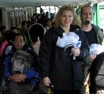 Margaret and Scott on the ferry.