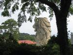 Sentosa's massive Merlion.