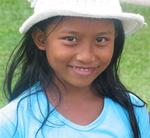 A darling Balinese girl. *Photo by Margaret.