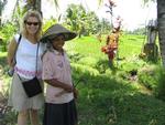 Margaret and a local woman.