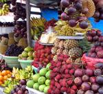 The fruit stand.